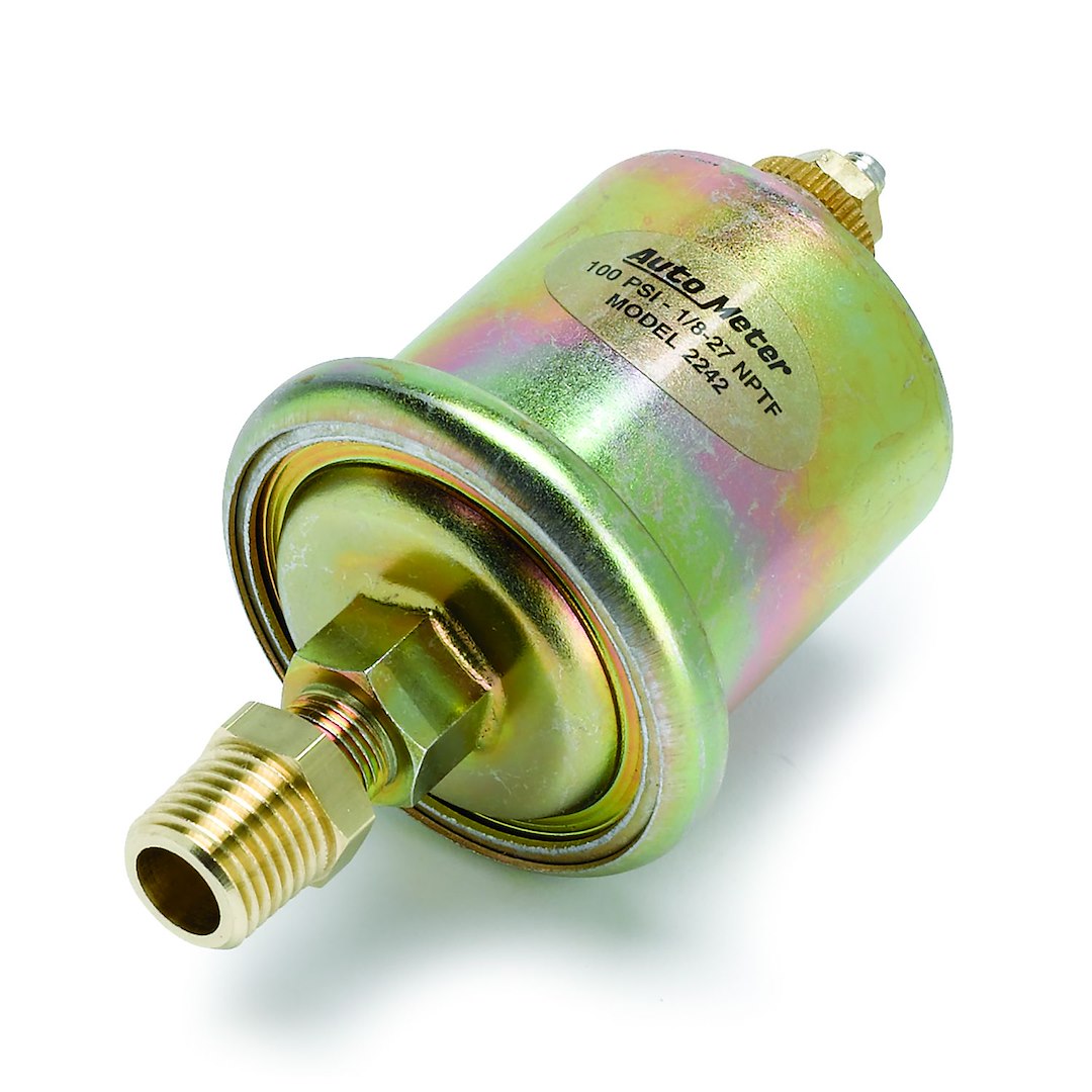 AutoMeter 2242 100 PSI Short-Sweep Oil Gauge Sender