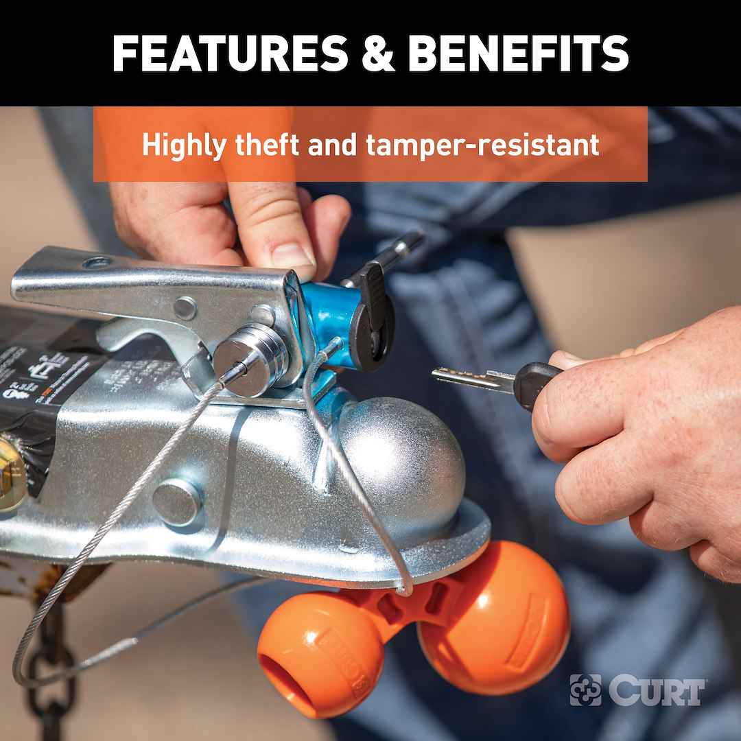 CURT 23082 Trailer Coupler Lock - Ball