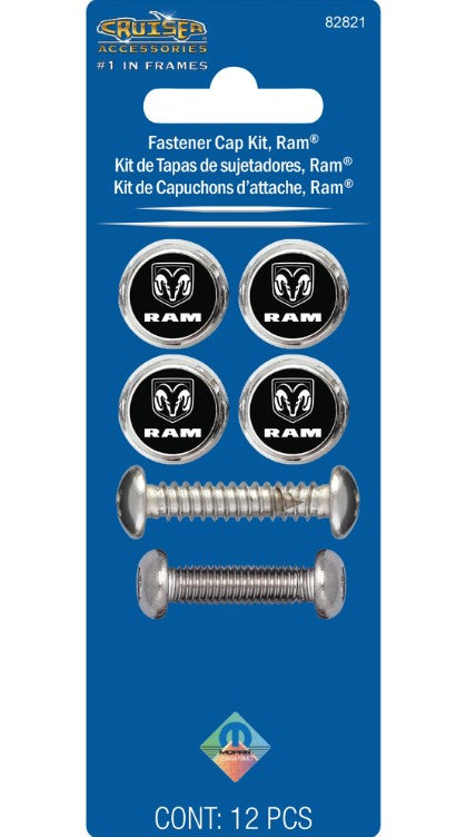 Cruiser 82821 Four Black RAM Fastener Covers - image 2