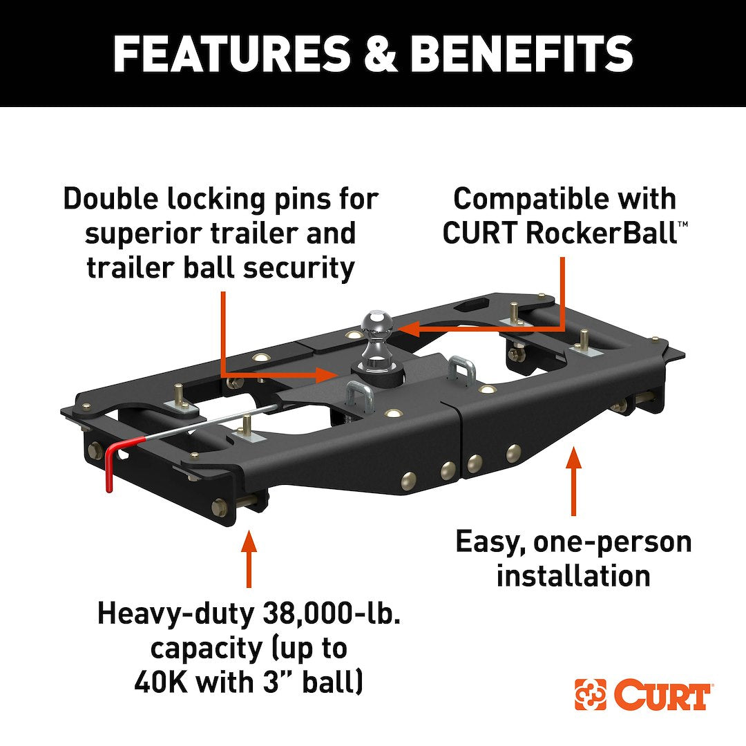 Curt 60703 Gooseneck Trailer Hitch - image 3