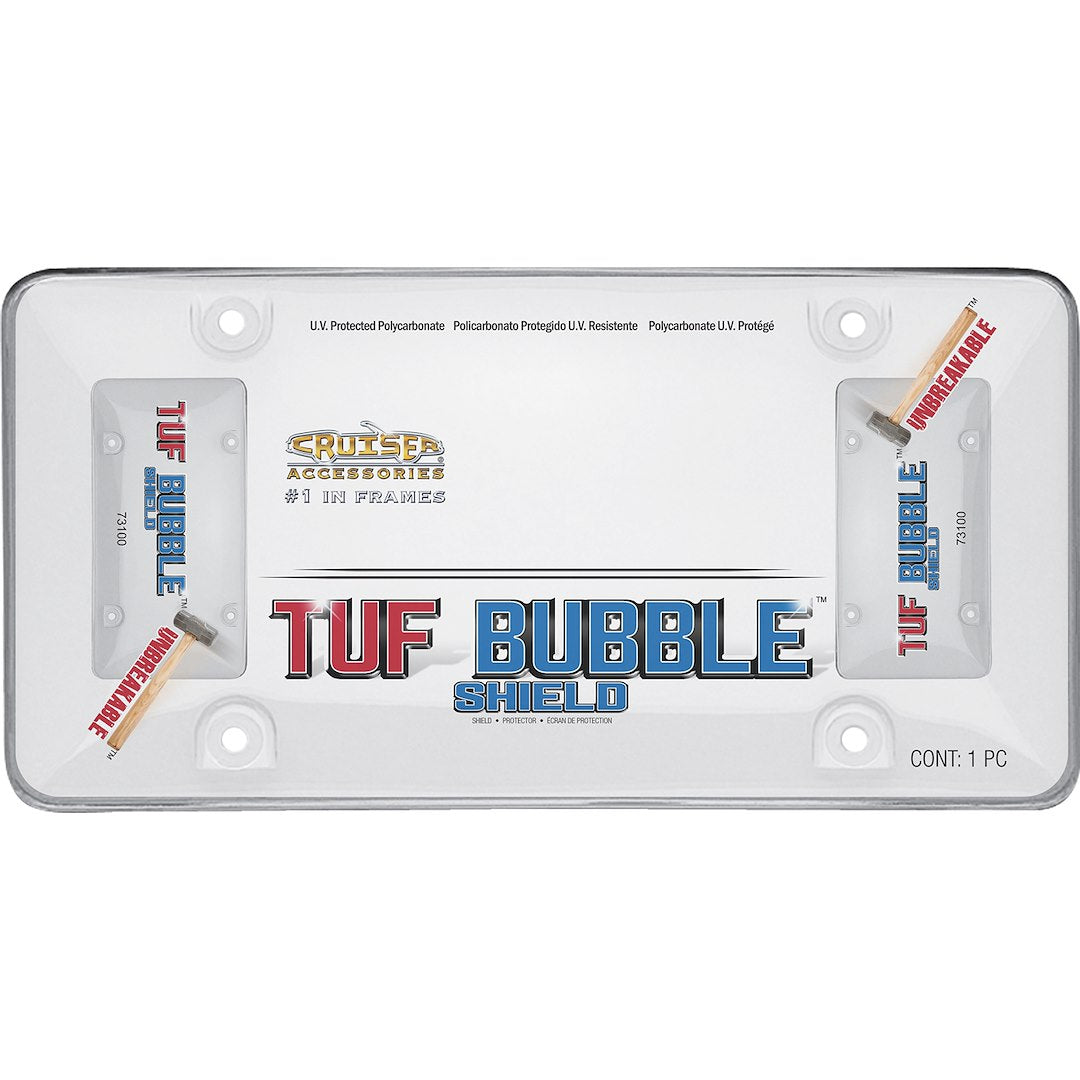 Cruiser License Plate Cover (73100) – Material: Polycarbonate