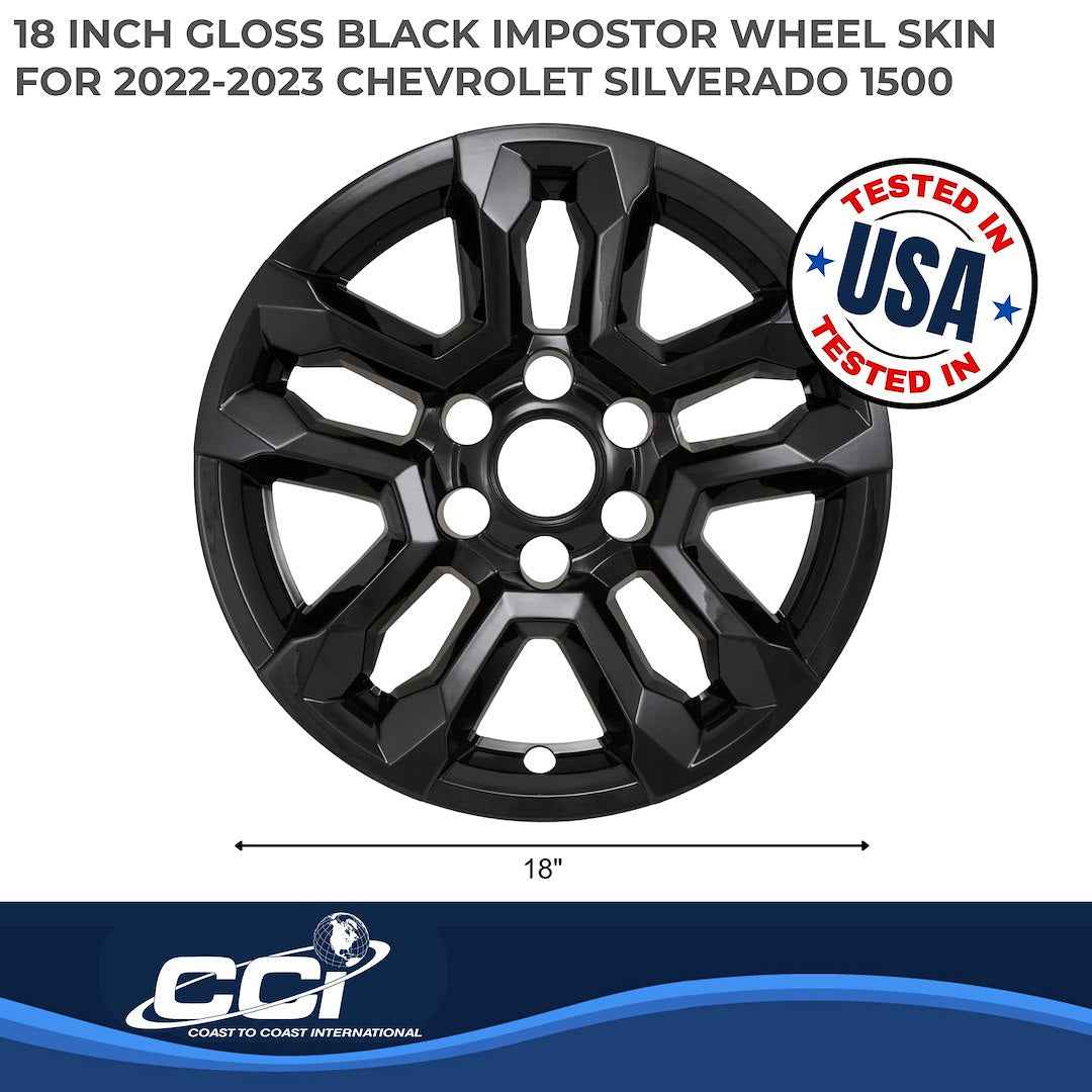 Coast To Coast IMP502BLK Silverado 18-Inch Impostor Cover