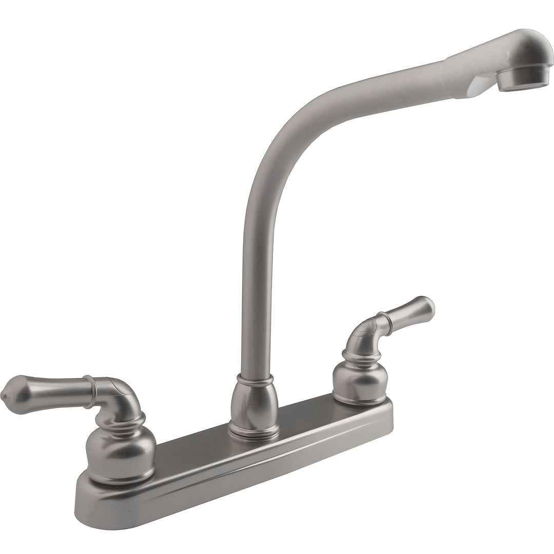 Dura Faucet High-Arc Kitchen Faucet - Satin Nickel – DF-PK210C-SN