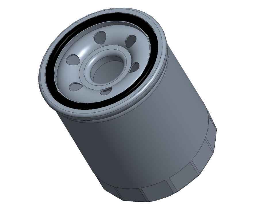 Sierra Marine 187914 Marine Series Steel Canister Anti-Drainback Oil Filter