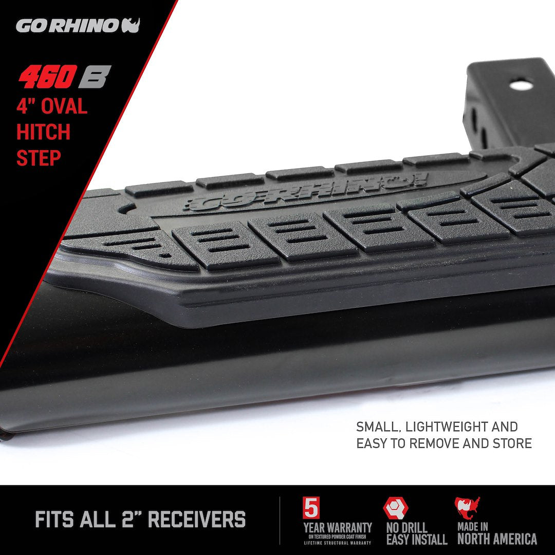 Go Rhino 460B Oval Receiver Entry Step