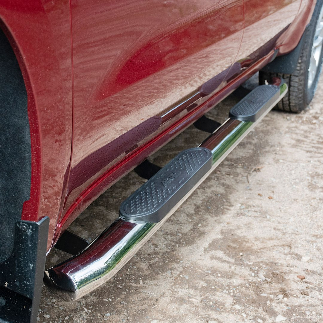 Aries S224053-2 Crew Cab Polished Oval Stainless Side Steps - image 9