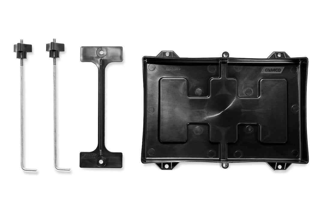 Camco 55394 Group 24/24M Heavy-Duty Single Battery Tray