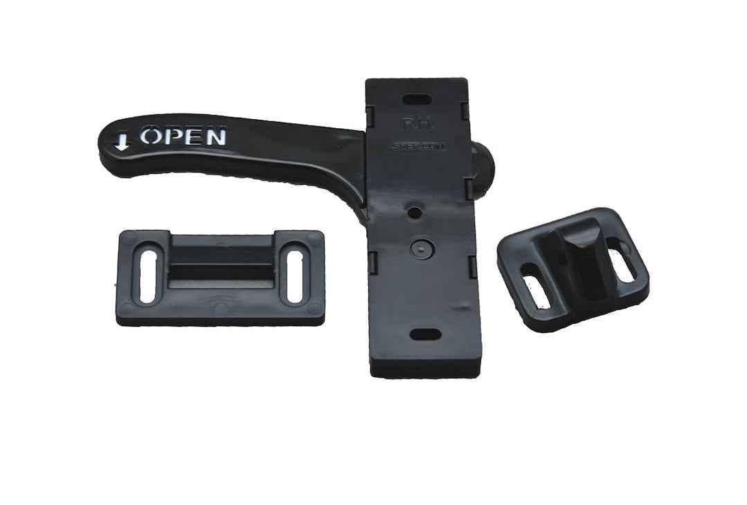 AP Products 015201471 Black Right-Opening Screen Door Latch