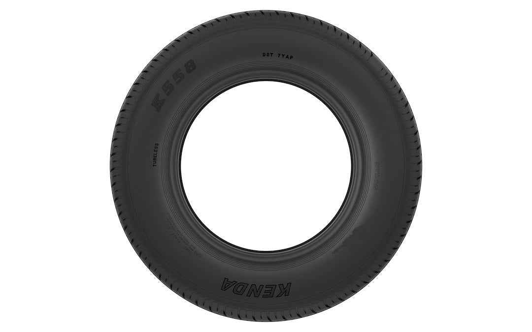 Americana 3S525 ST205/75D14 Bias Tire on Black Mod Wheel