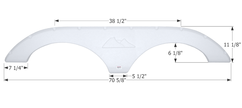 Icon 12303 Fender Skirt - image 1