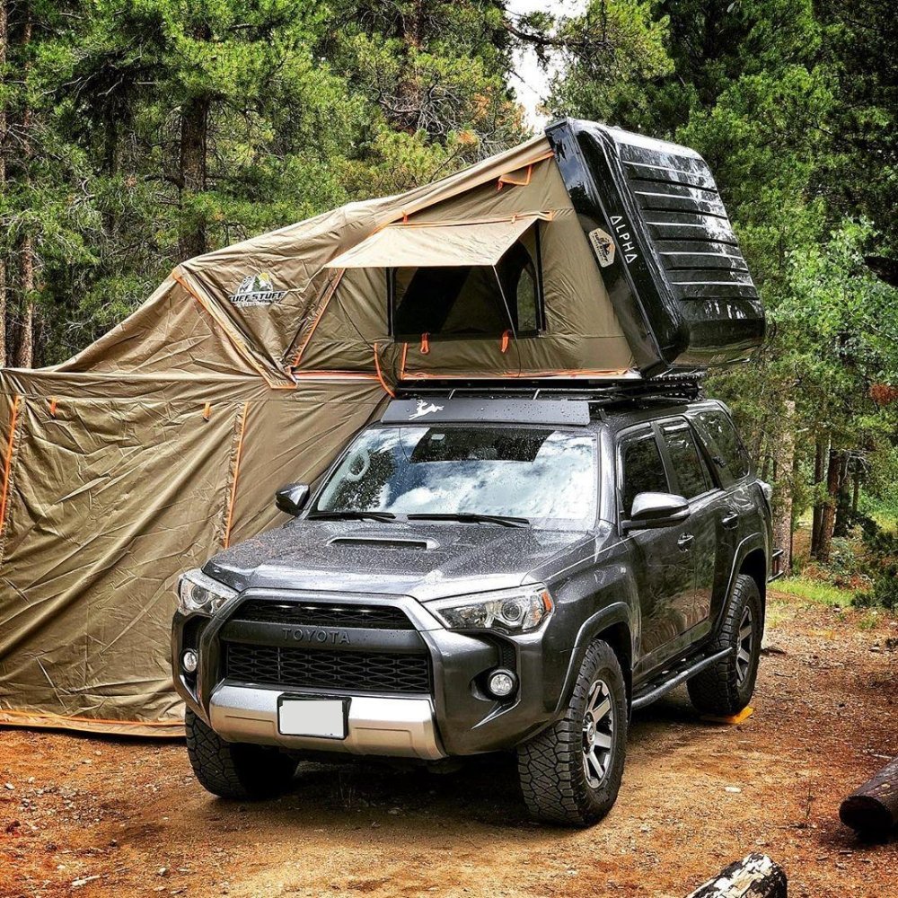 Tuff Stuff Overland TS-RTT-CS-BK Alpha Four-Adult Side-Opening Rooftop Tent - image 7