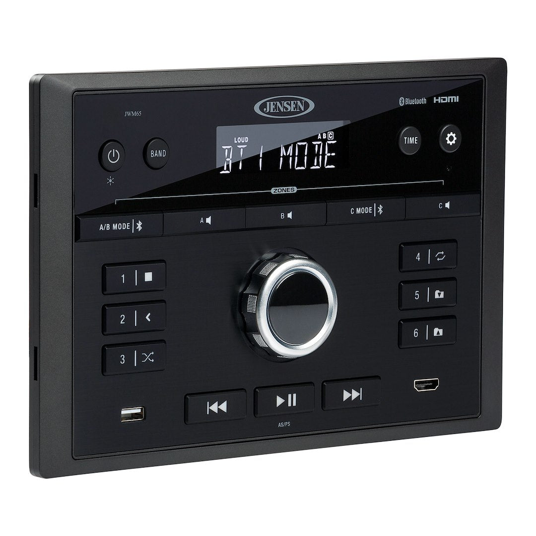ASA JWM65 Jensen Three-Zone Bluetooth AM/FM Stereo - image 2