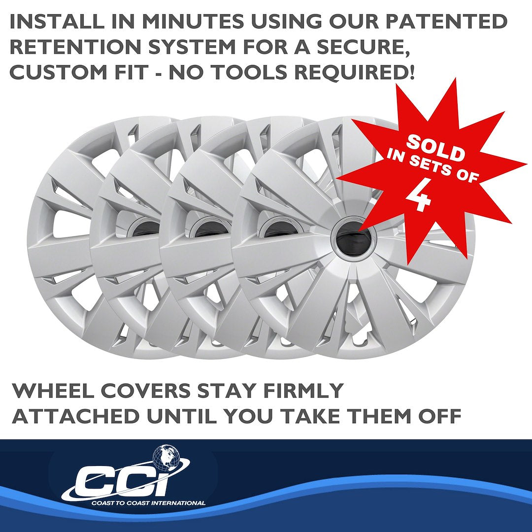 Coast To Coast 53716S Jetta 16-Inch Seven-Spoke Trim Set - image 5