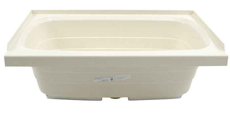 Lippert Components 209369 Lippert Better Bath 24" x 36" RV Bathtub, Parchment ABS Tub – image 1