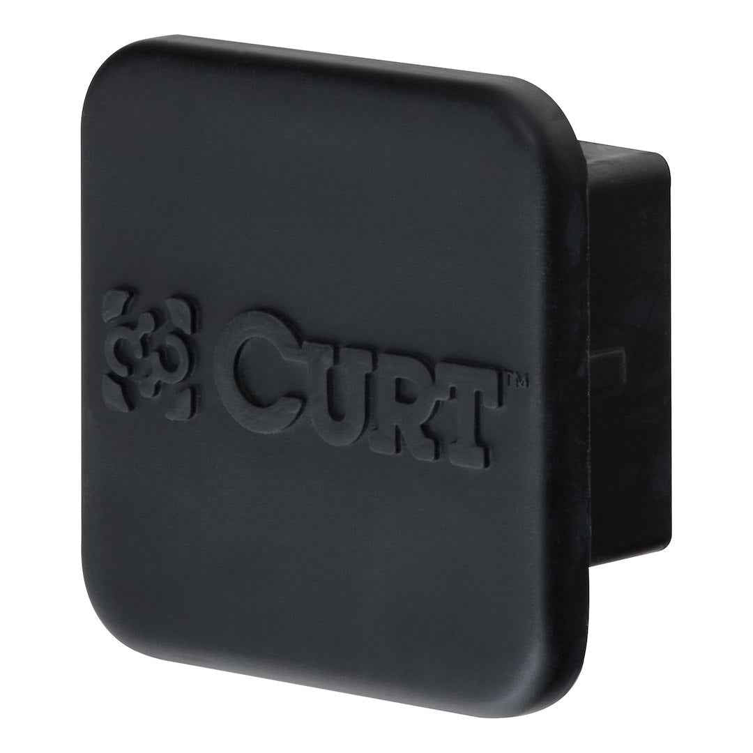 CURT 22276 2-Inch CURT-Logo Rubber Receiver Cover