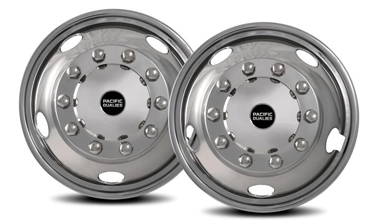 Pacific Dualies 22-2270FH5 Chrome Dually Wheel Simulator