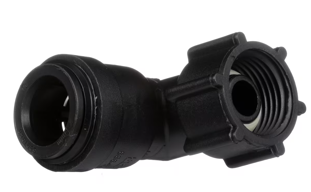 AquaLock 81902431 15mm Quick-Connect to 1/2 NPS Swivel Elbow