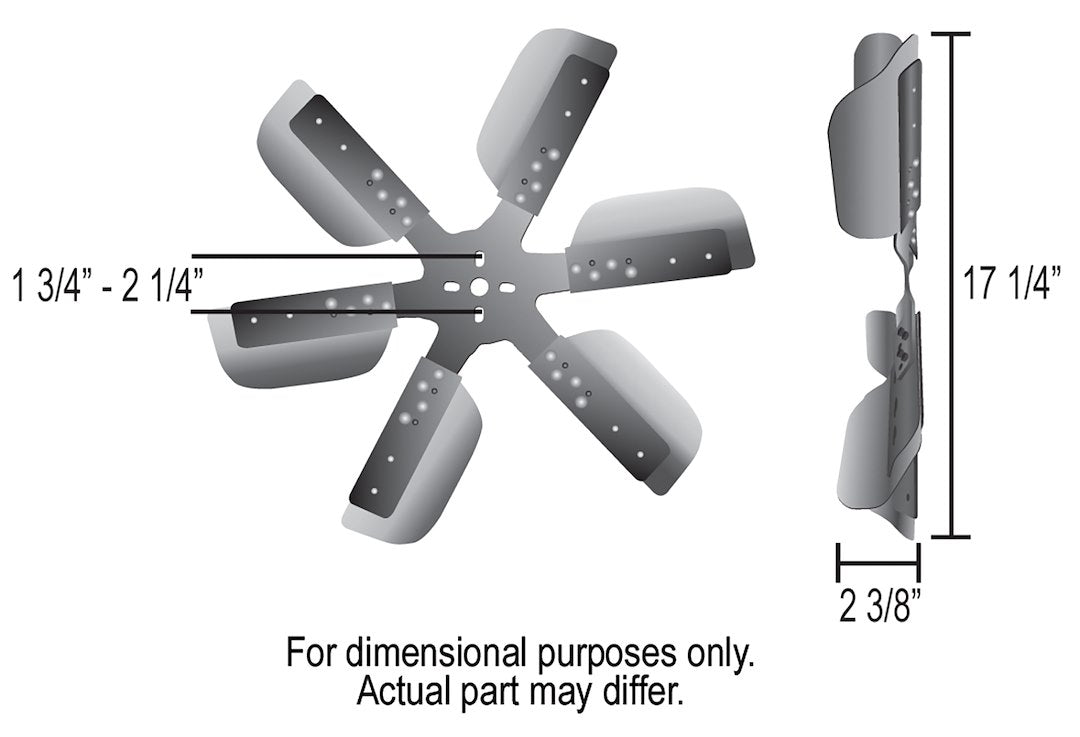 Derale 17017 Mechanical Pusher Flex Fan - image 4