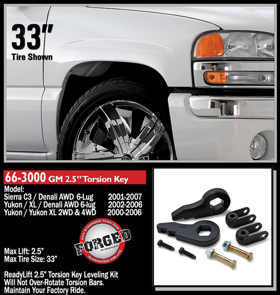 ReadyLift 66-3000 GM 1500 4WD Torsion-Key Leveling Set