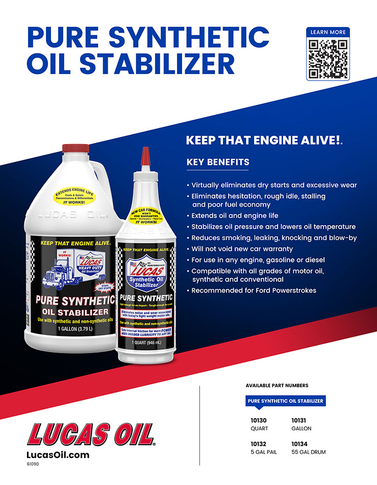 Lucas Oil 10131 Heavy-Duty Synthetic Stabilizing Additive