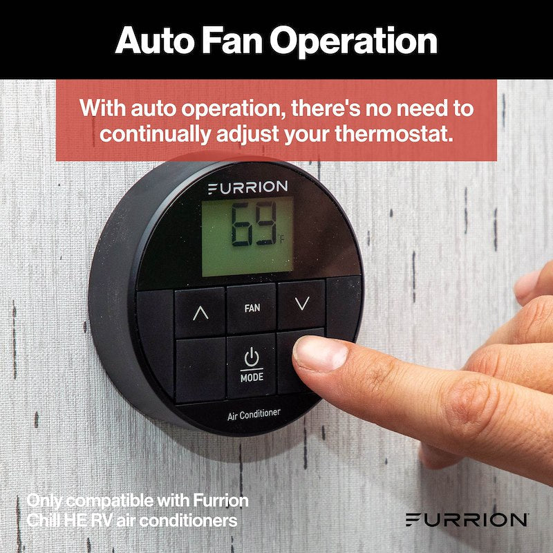Furrion FACW12ESZA2-BL-AM Chill HE Multi-Zone RV Wall Thermostat Black – image 6