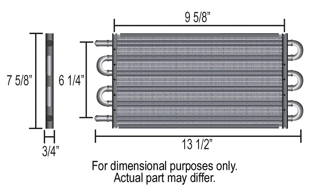 Derale 13316 Series 7000 Multi-Fluid Cooler - image 2
