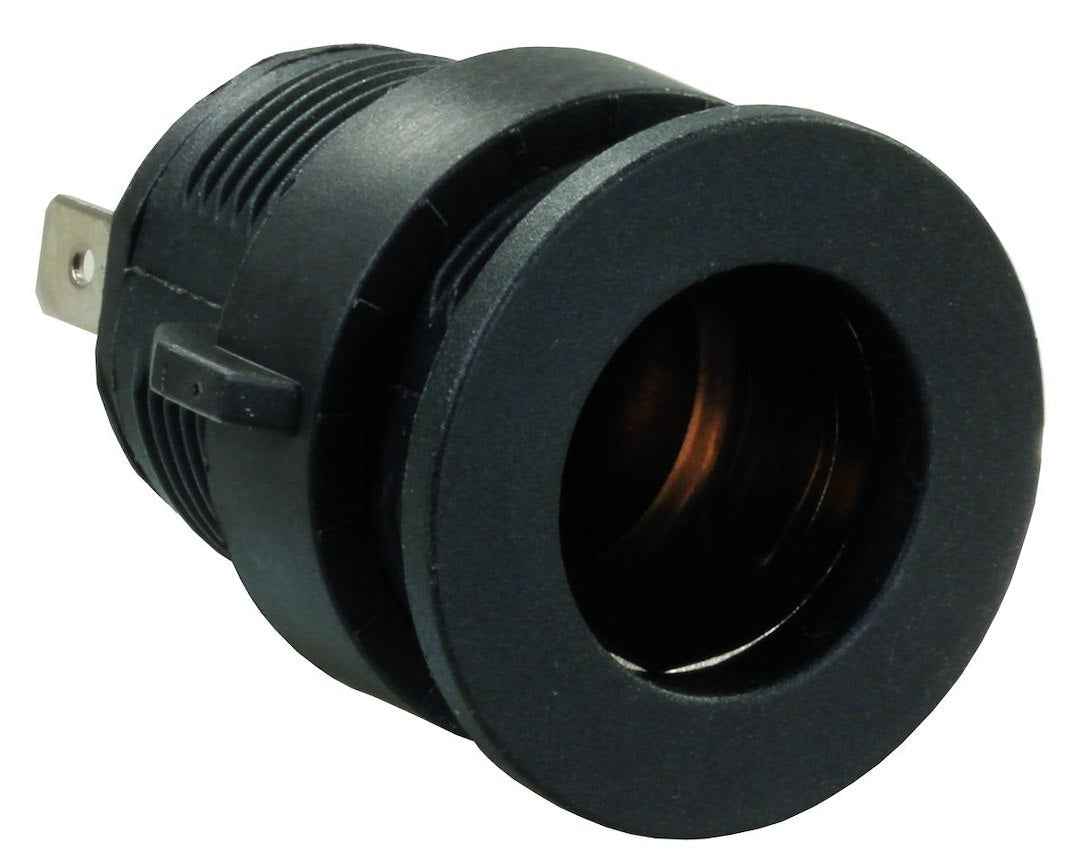JR Products 15105 Black Plastic 12V Charging Socket
