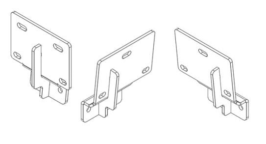 Go Rhino D64306TK Side-Step Installation Brackets