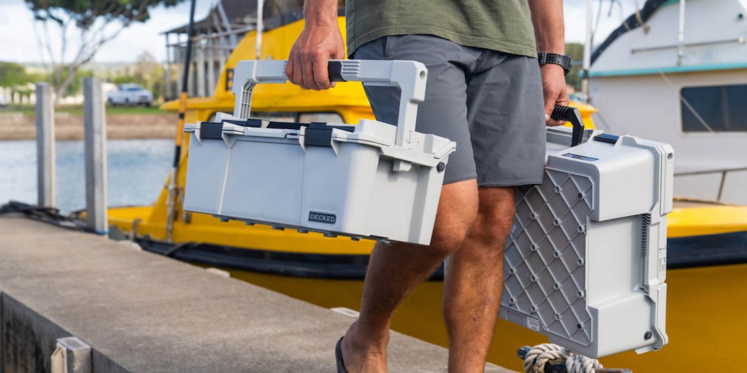 Decked A0010-SIXR-GRY Sixer 16 Portable Storage Box