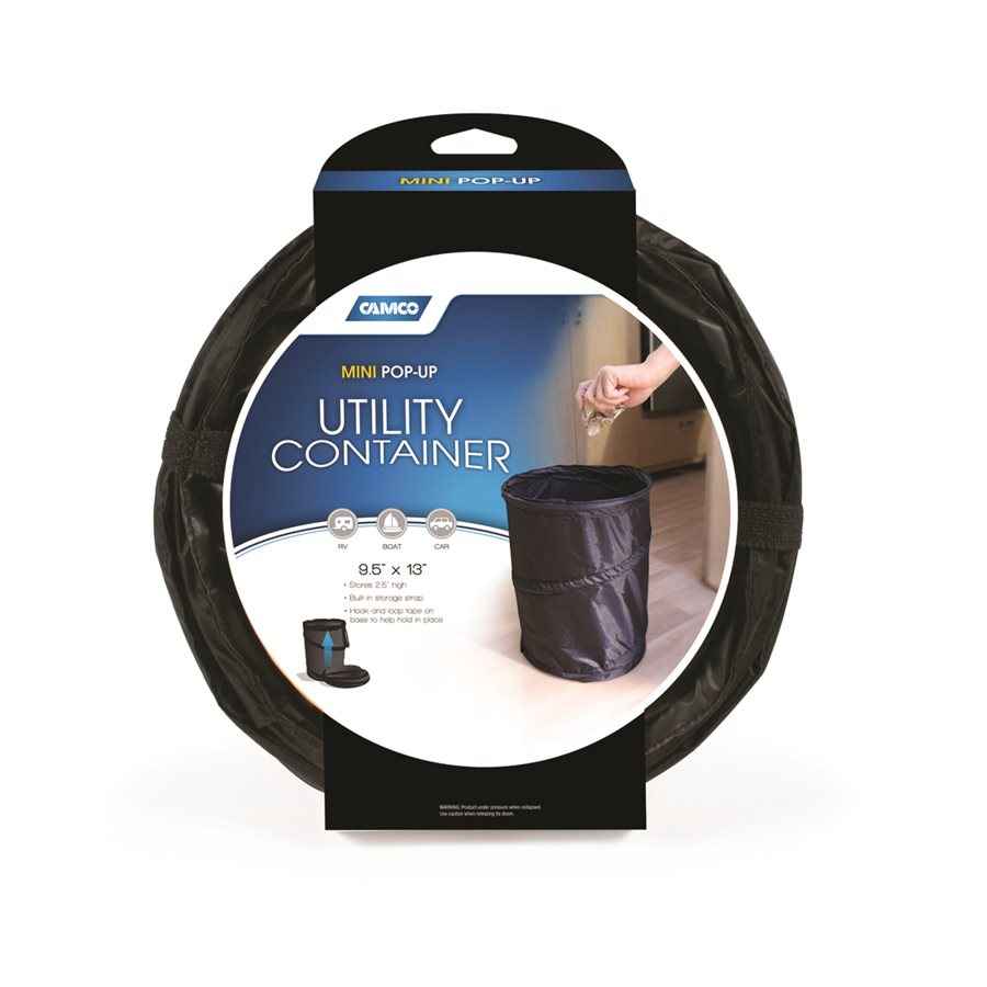 Camco 42903 Mini Pop-Up RV Trash and Storage Container