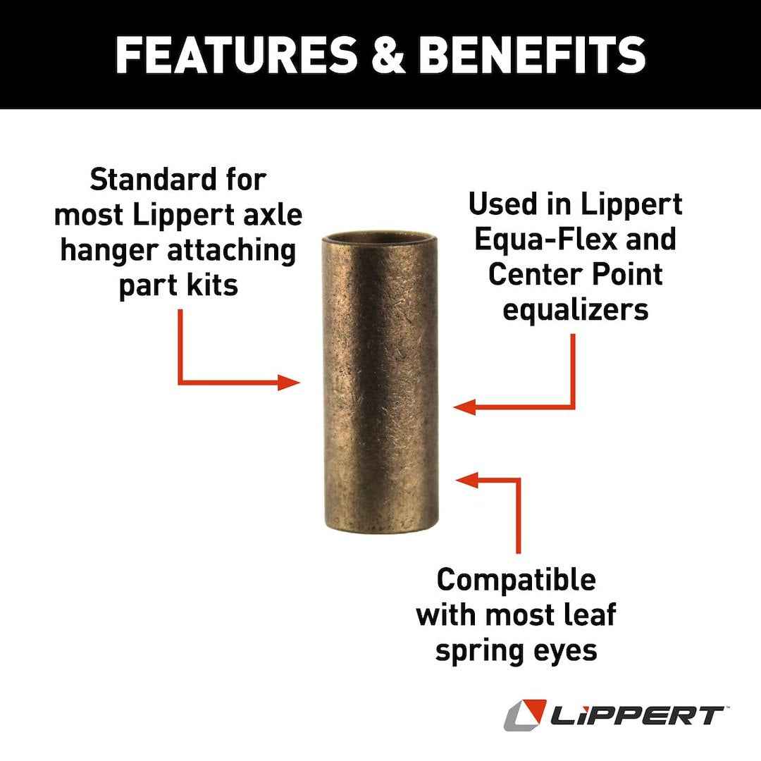 Lippert 126171 Bronze Spring-Eye/Equalizer Sleeve, 1.74-Inch