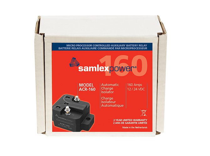 Samlex America ACR-160 Battery Isolator, 160 Amp Automatic Charging Relay – image 2