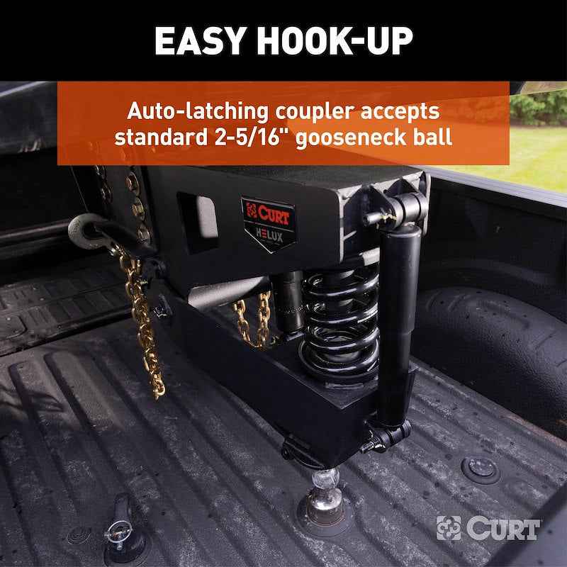 CURT 2024044578 Helux Gooseneck Pin Box , 20000 lb Coil & Shock Coupler – image 8
