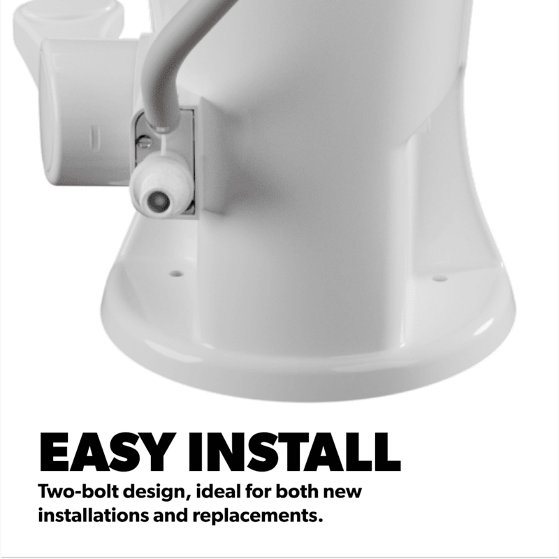 Dometic 302321681 RV Toilet Dometic , 321 Series, Permanent Ceramic Toilet, White – image 7