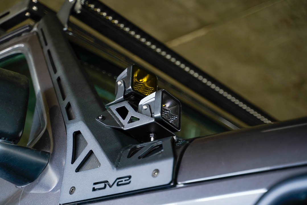 DV8 Offroad LBJL-11 Dual-Pod A-Pillar Brackets