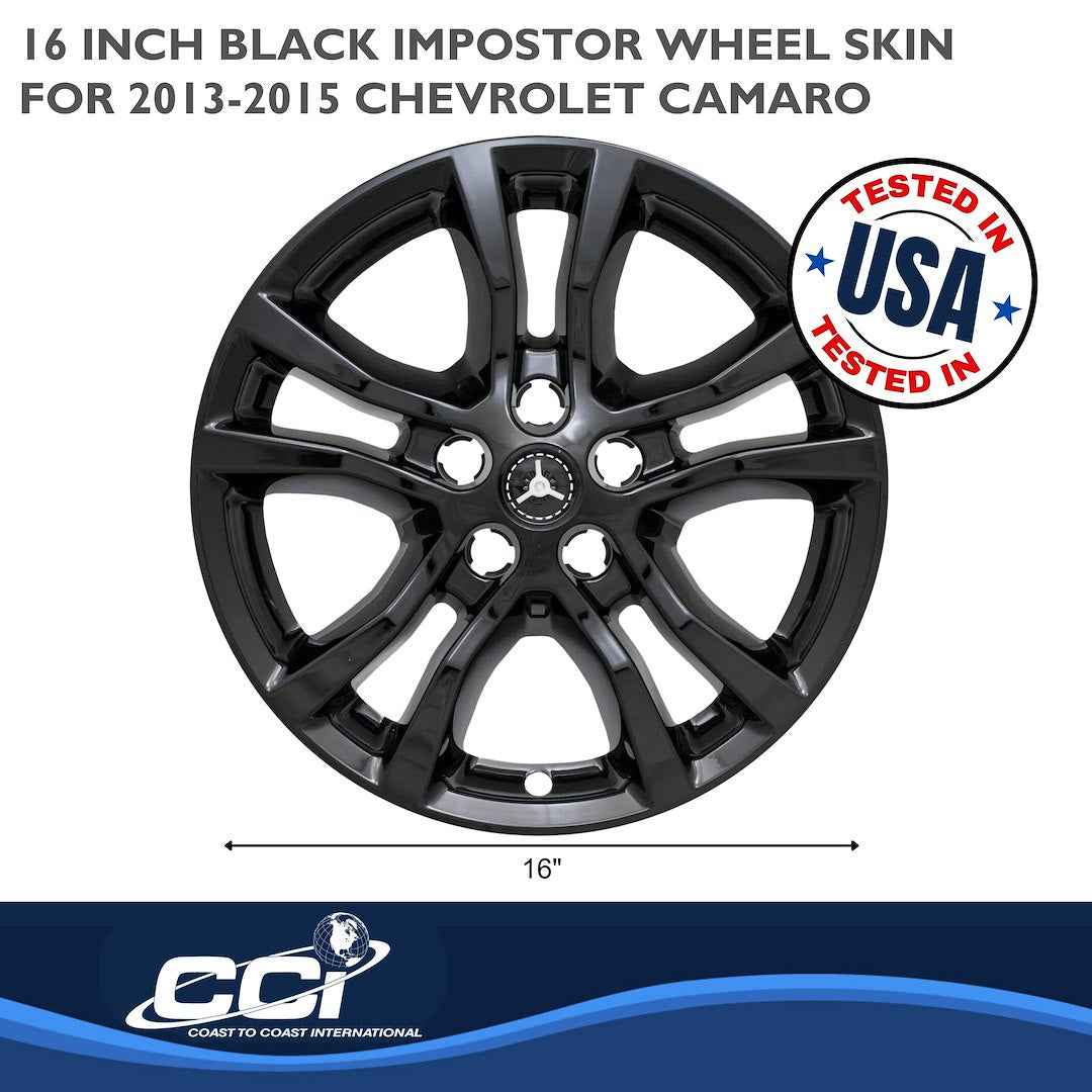Coast To Coast IMP398BLK Camaro 18-Inch Ten-Spoke Skins