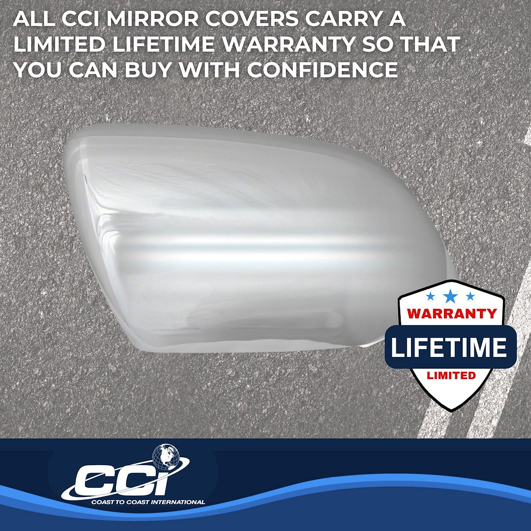 Coast To Coast MC67540 Explorer Silver Upper Mirror Trim Set - image 4