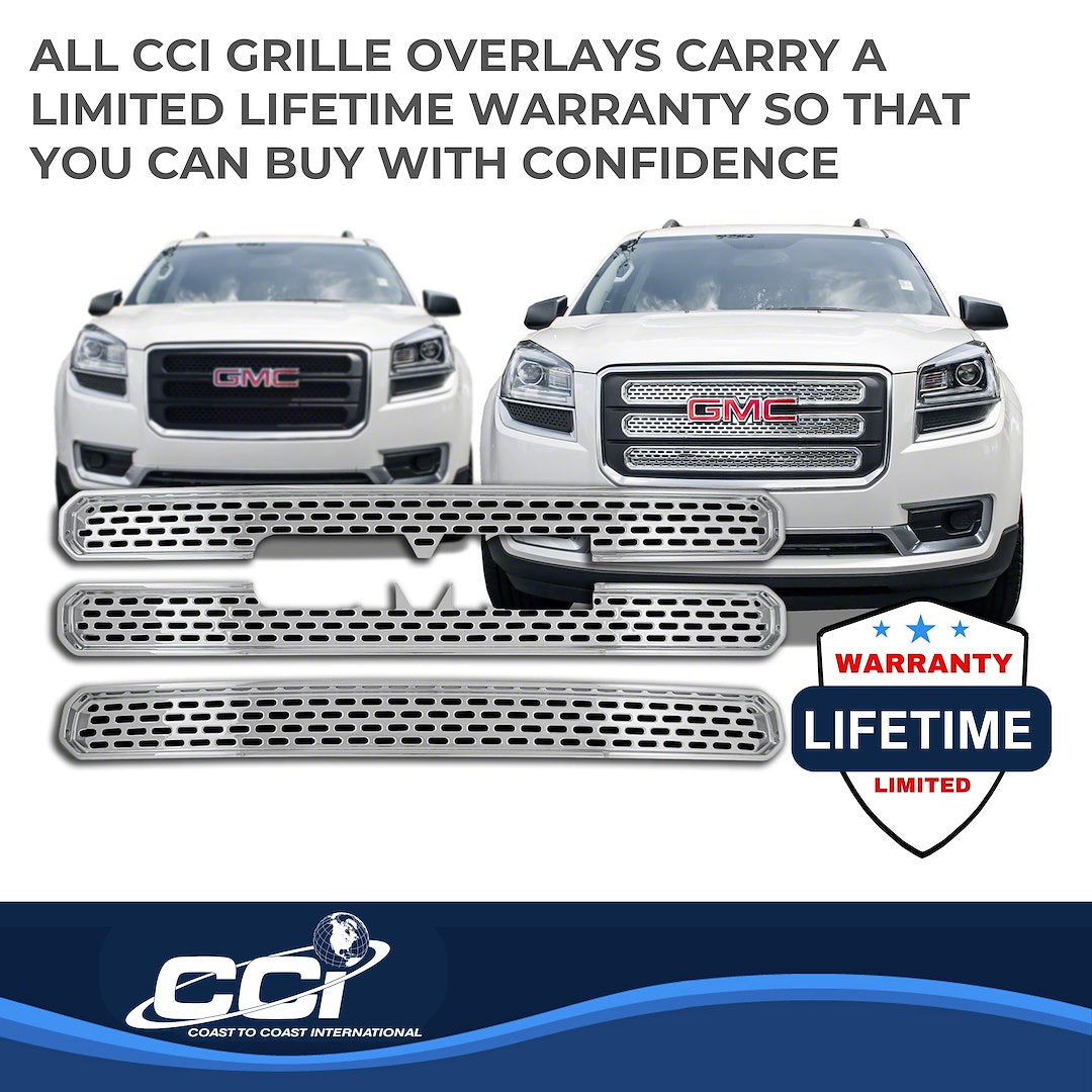 Coast To Coast GI116 Acadia Chrome Mesh/Bar Grille Trim - image 3