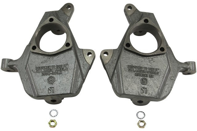 Belltech 2508 GM 4WD Spindle Pair, 2-Inch Drop