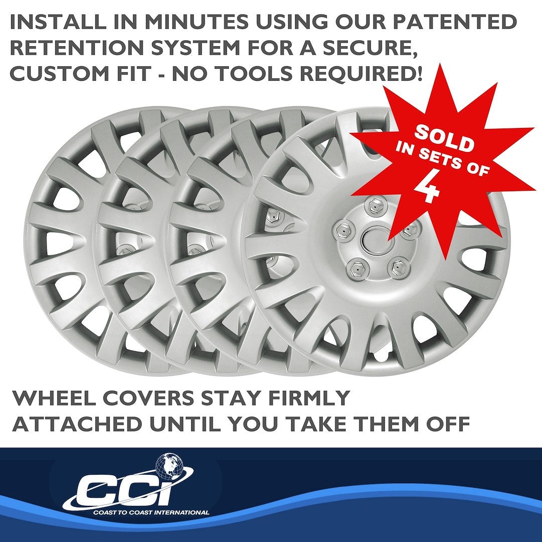 Coast To Coast B883916S Camry 16-Inch 14-Spoke Trim Set - image 4