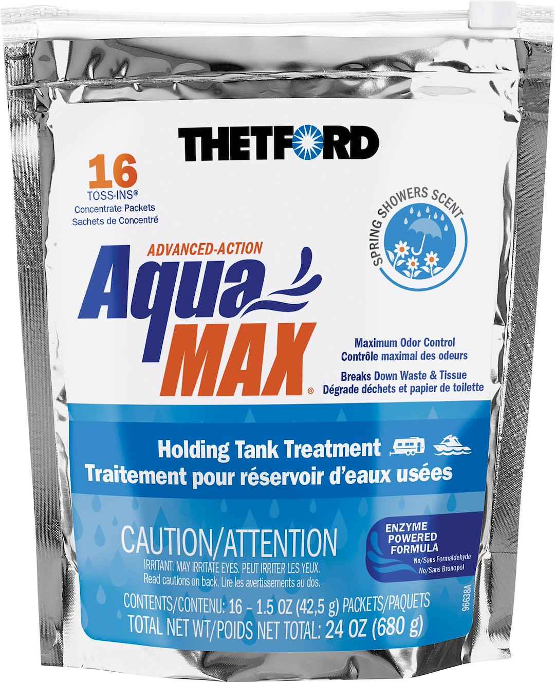 Thetford/ Norcold 50427 Spring Showers Tank Drop-Ins, Sixteen 1.5-oz Packs