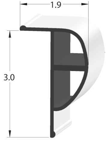 Taylor Made 10 ft Dock P-Shaped Edge Guard – 45994