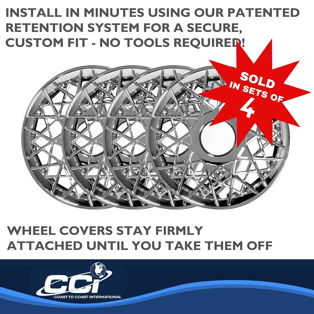 Coast To Coast 15016CN Lace-Spoke Wheel Covers for Crown Victoria - image 4