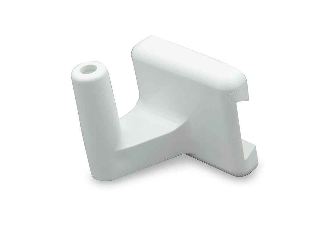 B&B Molders 94201 Polar White Stationary Exterior Shower Holder