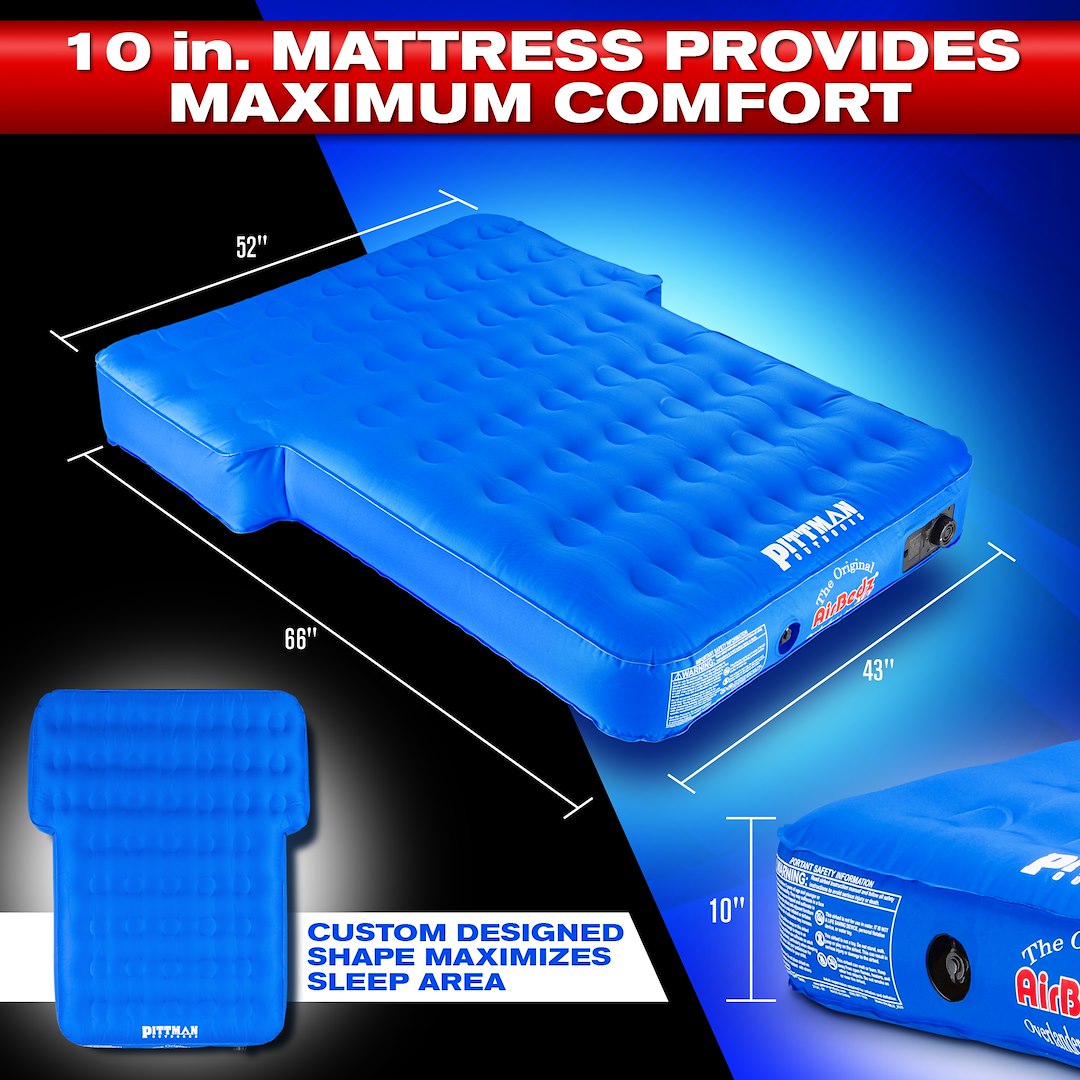 AirBedz PPIBLUXUV Blue Nylon Rear-Seat Air Mattress - image 5