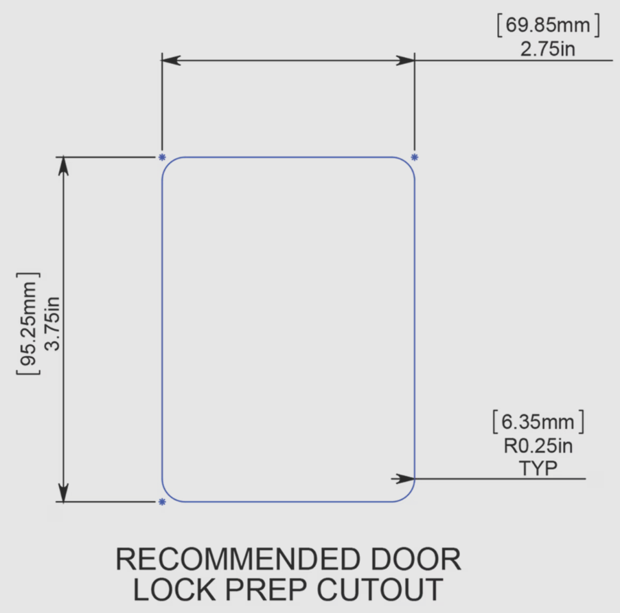 Creative Products TTL-43610AL-2006-1PK Global Link Classic Pro Entry Paddle Lock