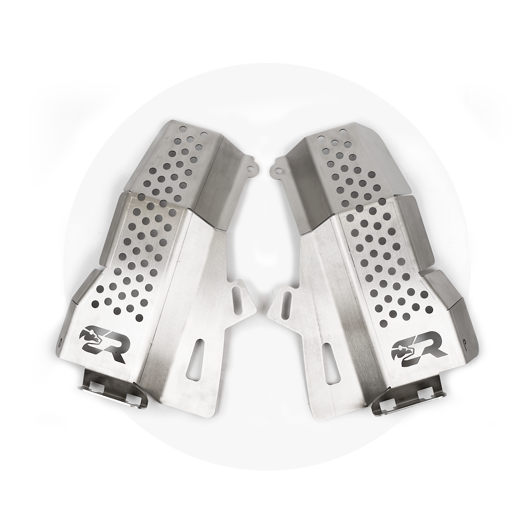 Cali Raised LED CR3896 Catalytic Converter Shield Kit - image 1