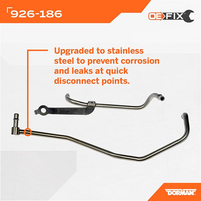 Dorman OE Solutions 926-186 OE FIX Turbocharger Coolant-Line Kit - image 7