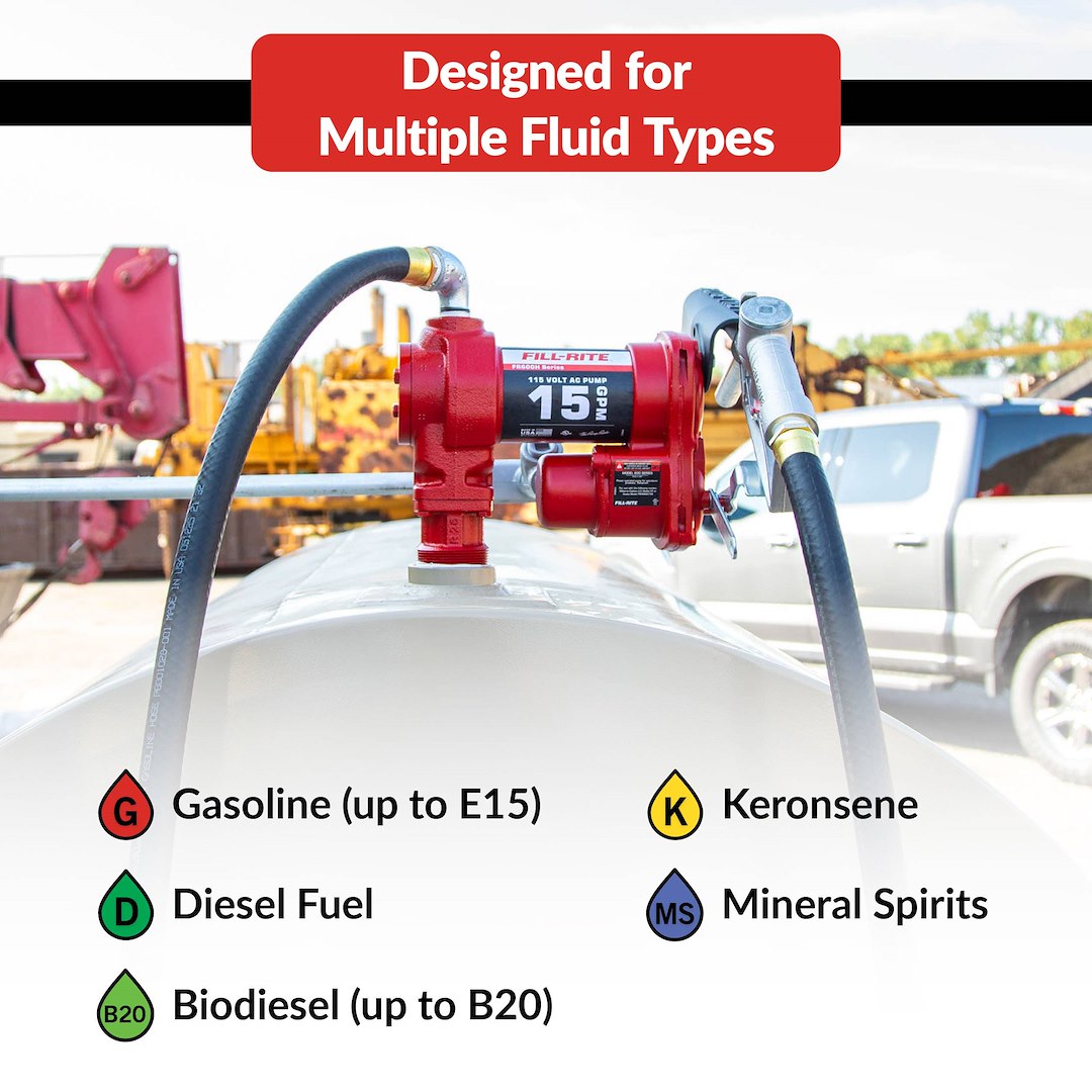 Fill-Rite Fr610h AC Liquid-Transfer Tank Pump