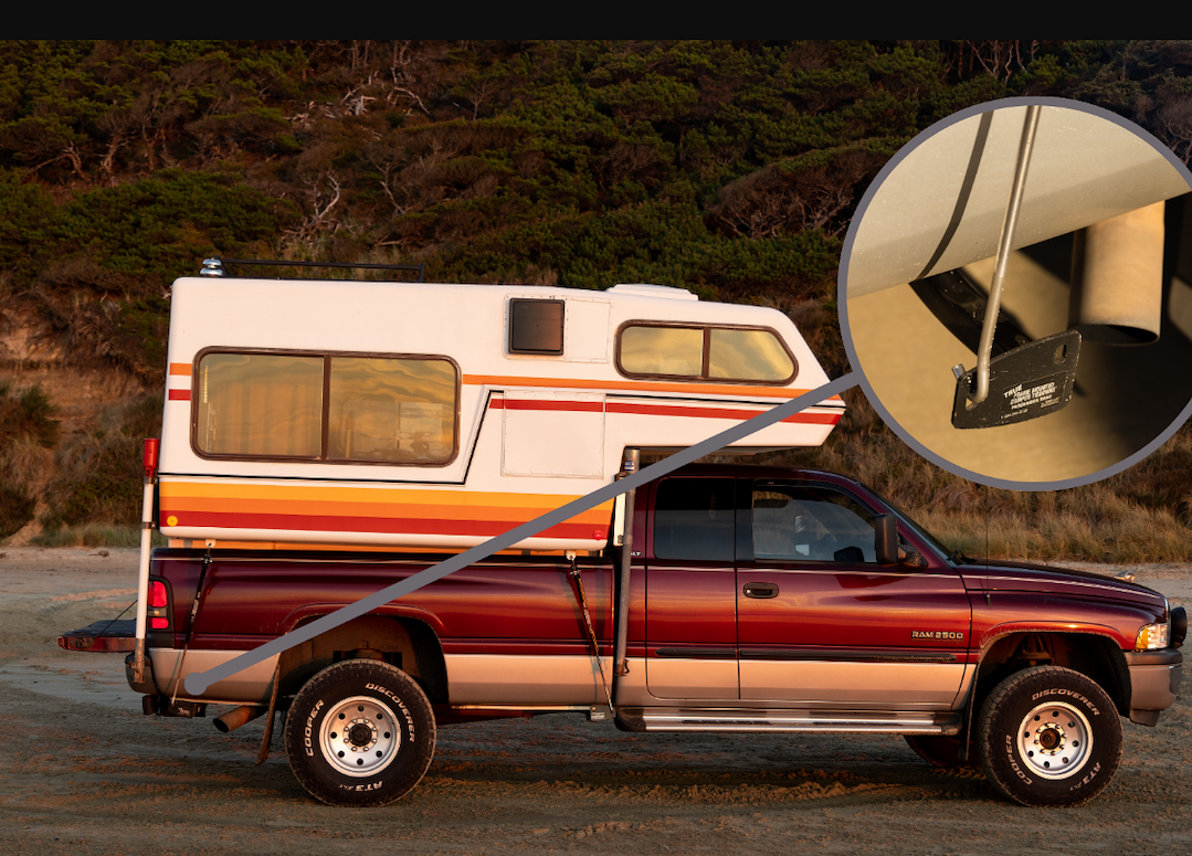 Torklift C2202 Frame-Mounted Camper Tie-Downs – Chevrolet & GMC Trucks